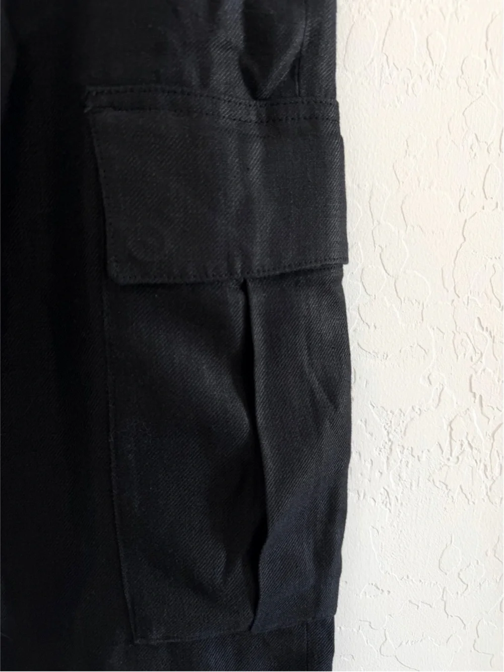 Banana Republic Heritage Expedition Cargo 100% Linen Pant in Black Size 4 Petite